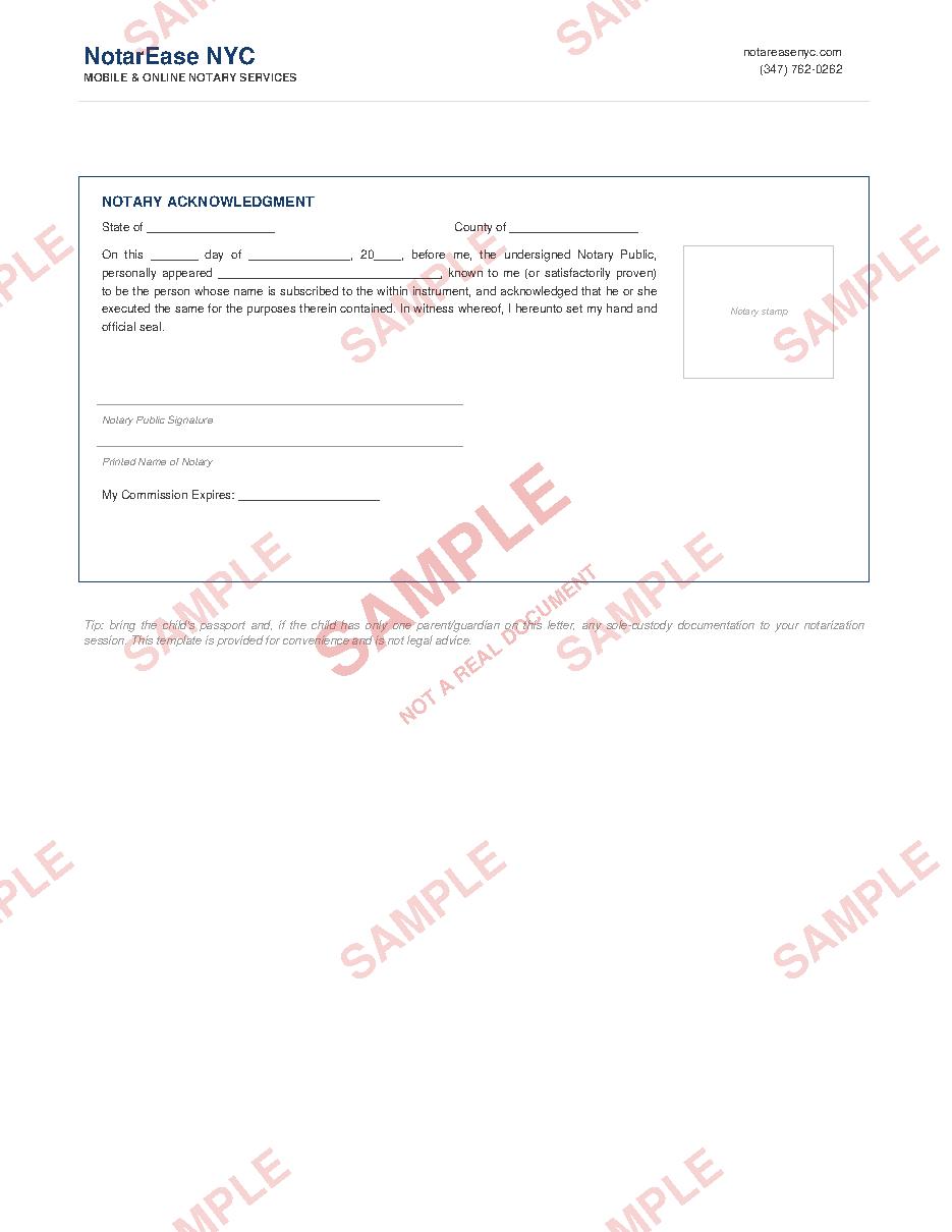 Sample document page
