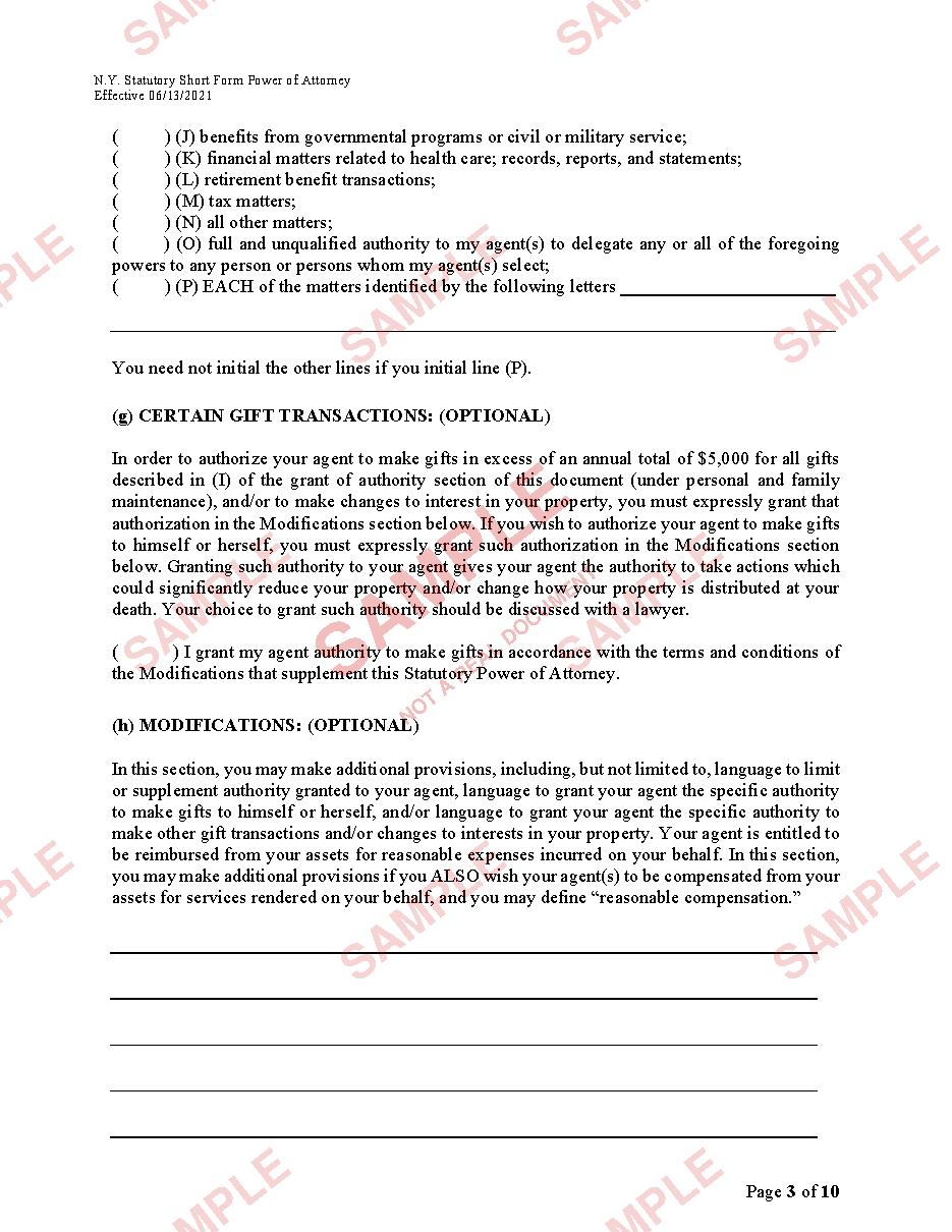 Sample document page