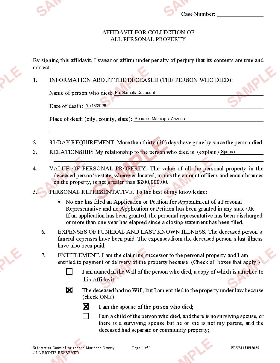 Sample document page
