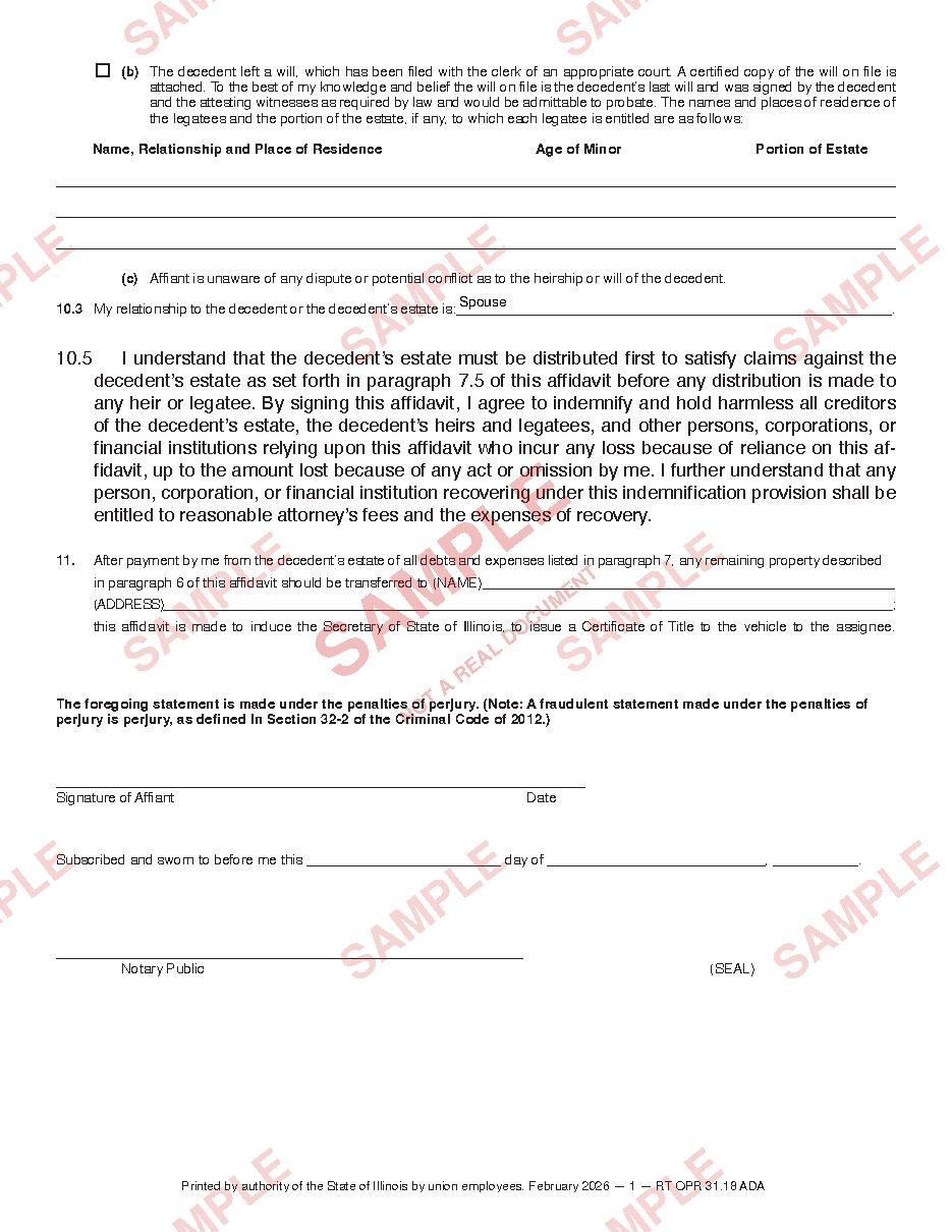 Sample document page