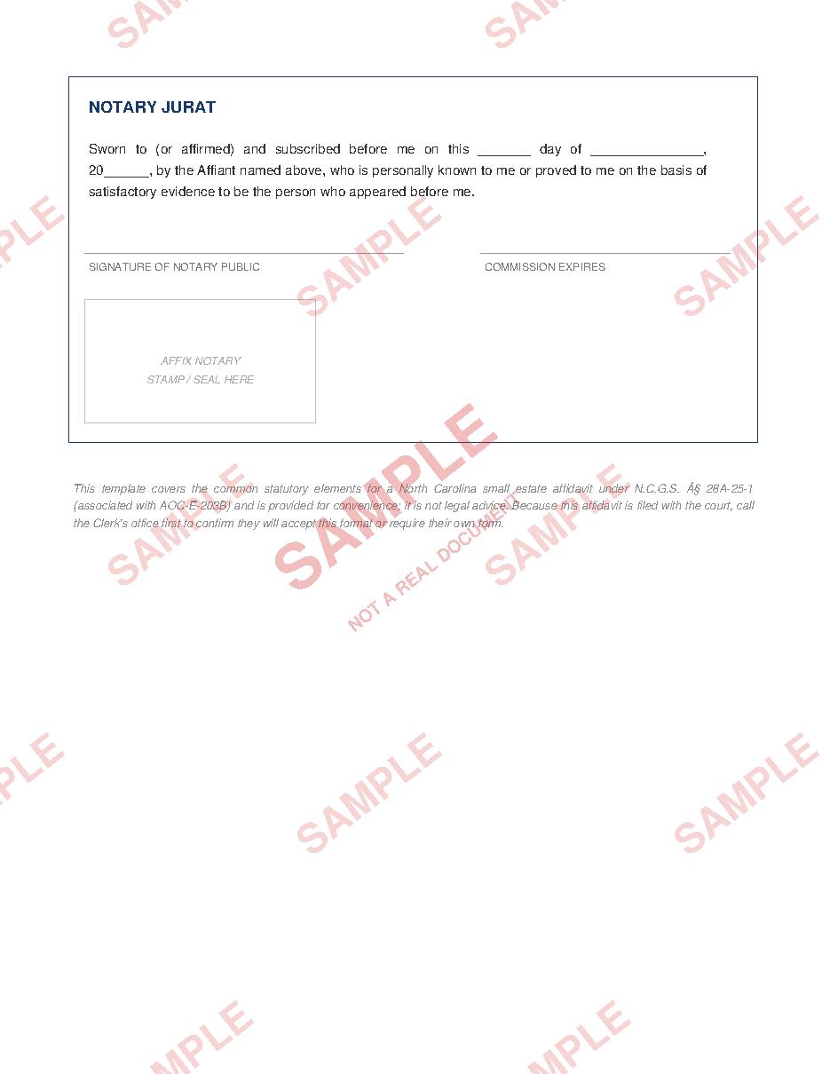 Sample document page