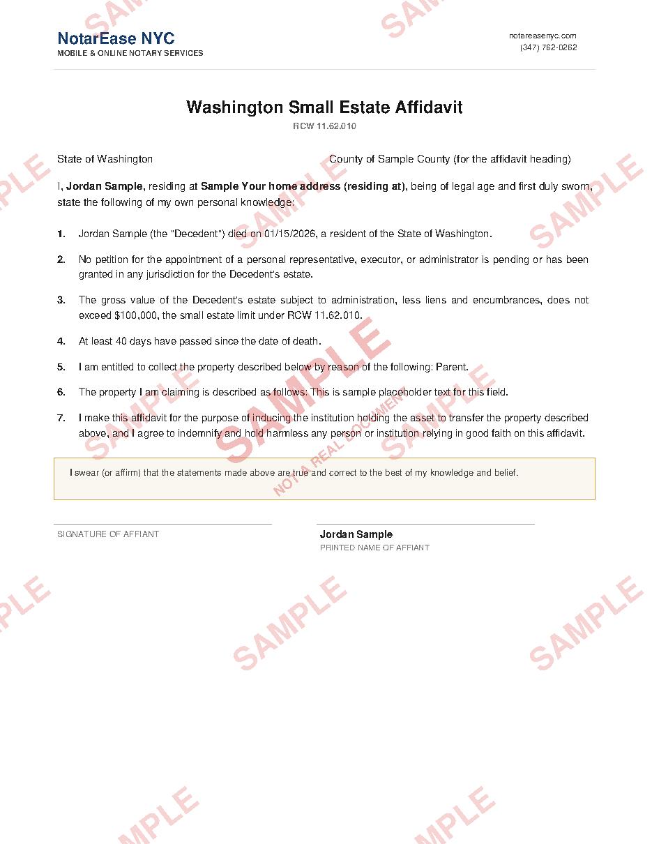 Sample document page