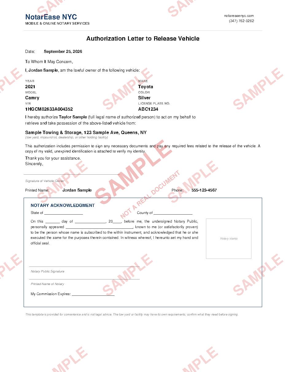 Sample document page